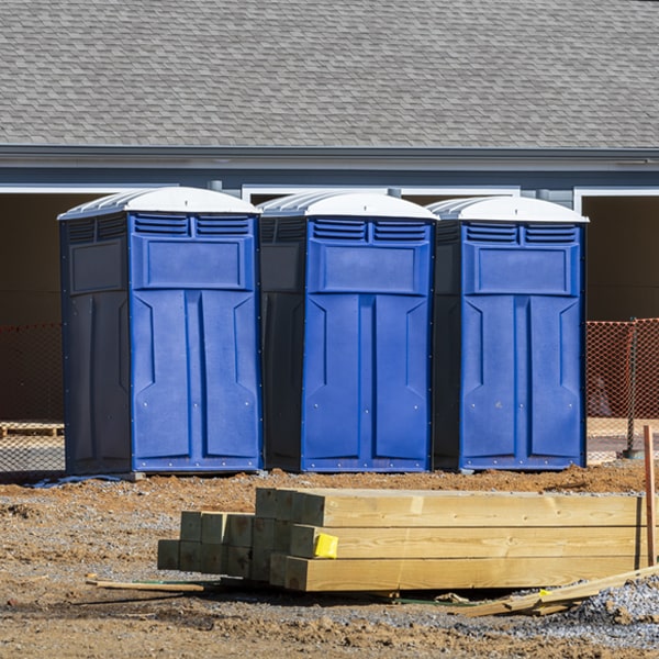 what is the maximum capacity for a single portable toilet in Dekorra Wisconsin